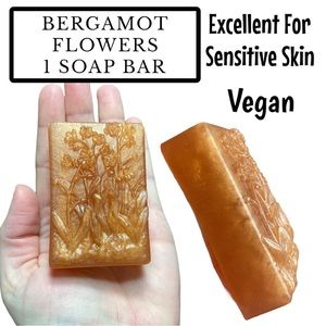 1 Bar, Bergamot Flowers Soap, Handmade, Great Gift Idea! ( PRICE IS FIRM )